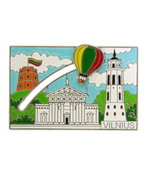 Magnetas Vilnius su judančiu oro balionu